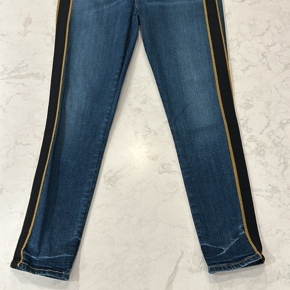 Veronica Beard Debbie Skinny Tux Stripe Jean Size 30 - Picture 8 of 17